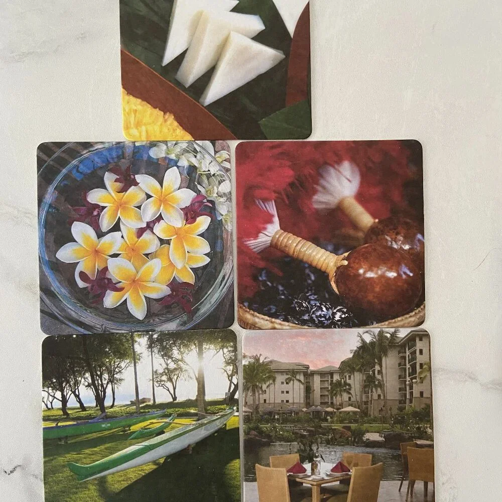 Hawaii Coasters, Boxed Set of 15, Ka'anapali